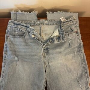 Old Navy Light Blue Straight Leg Jeans